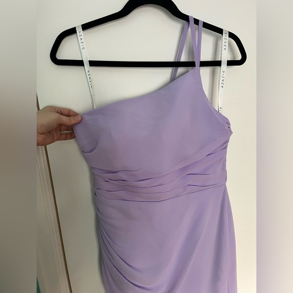 Azazie Eren Lilac Gown - Picture 2 of 5